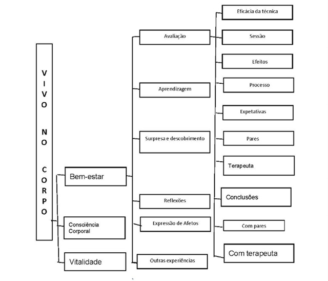 
Árvore de categorias para a análise qualitativa
das narrativas dos diários
