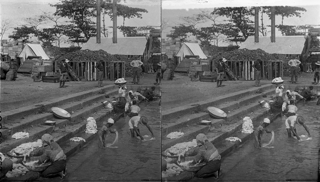 Filipino Wash - Day On The Banks Of The Pasig,
Manila. Keystone-Mast Collection, UCR/California Museum of
Photography, University of California at Riverside. Impresión fotográica 7.18
x 4,18 pulgadas