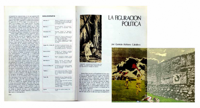 Página interior de la enciclopedia Historia del arte colombiano
(Salvat, 1975).