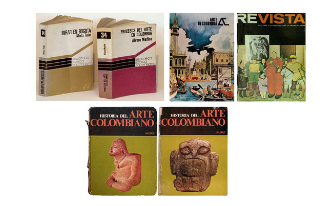 Publicaciones de arte en Colombia en 1970.