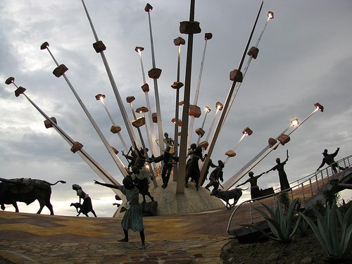Monumento
a los Comuneros en el Parque Nacional del Chicamocha (Panachi)