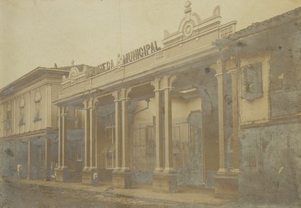 Fotografía del segundo local en donde
funcionó el Museo Industrial de Guayaquil, después Museo Municipal
