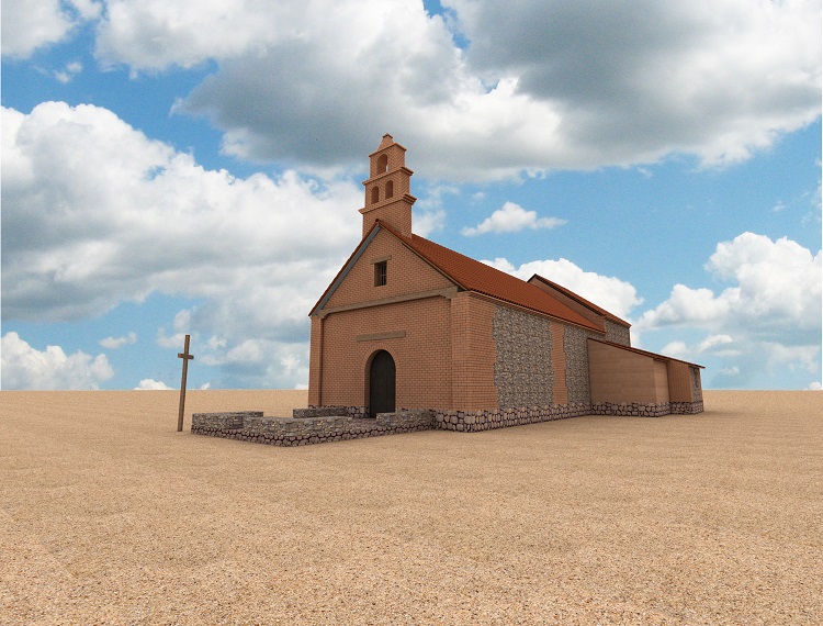 Reconstrucción
de la traza de la iglesia de Tunjuelo a partir del contrato
