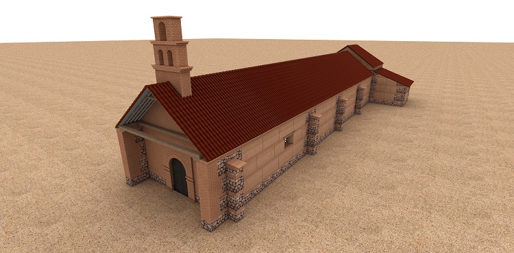 Reconstrucción de la iglesia de
Ubaté según el contrato