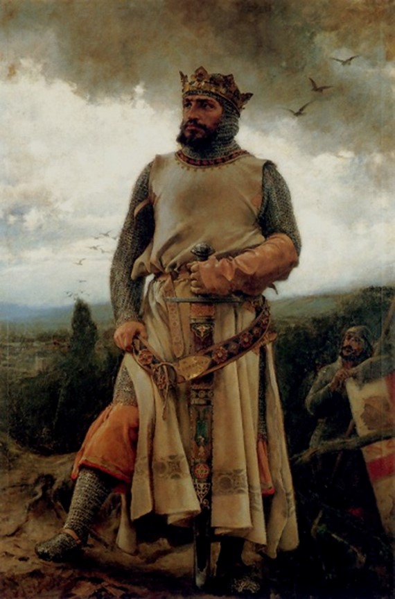 El rey Alfonso I de Aragón, ‘el Batallador’, lienzo pintado por Francisco Pradilla