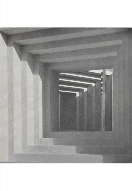 La diagonal visual en la maqueta, 1952