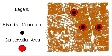 Constructions or modifications forbidden around historical monuments