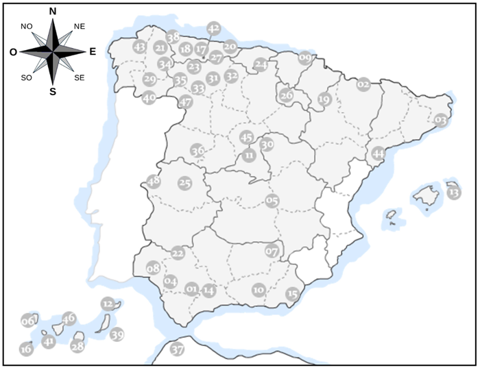 The biosphere
reserve network of Spain