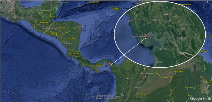 Ubicación geográfica del área de estudio