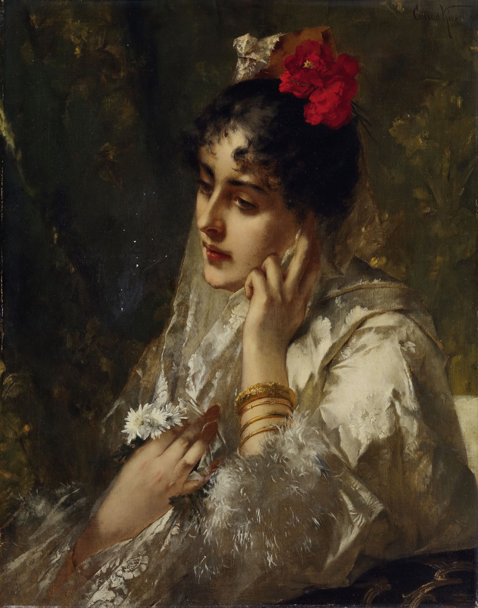 
Jeune Espagnole, de Conrad Kiesel (1846-1921)