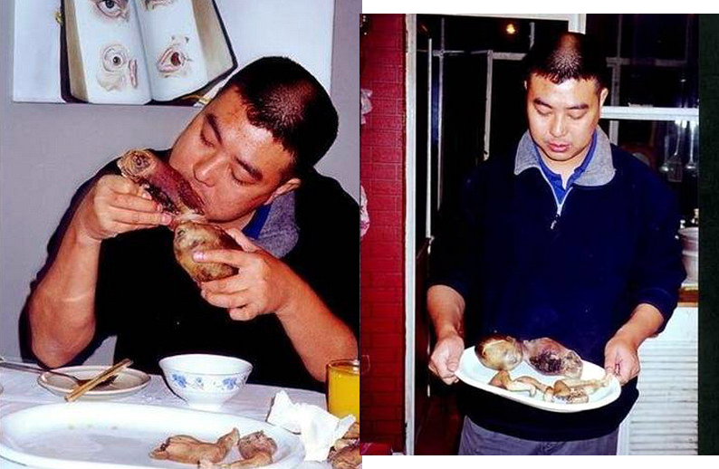 Zhu Yu, octubre del 2000, “Eating People”