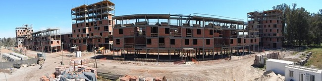 Proceso de construcción del desarrollo urbanístico ProCreAr en Granadero Baigorria