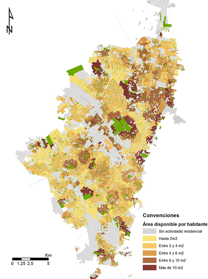 Indicador de espacio
público para Bogotá