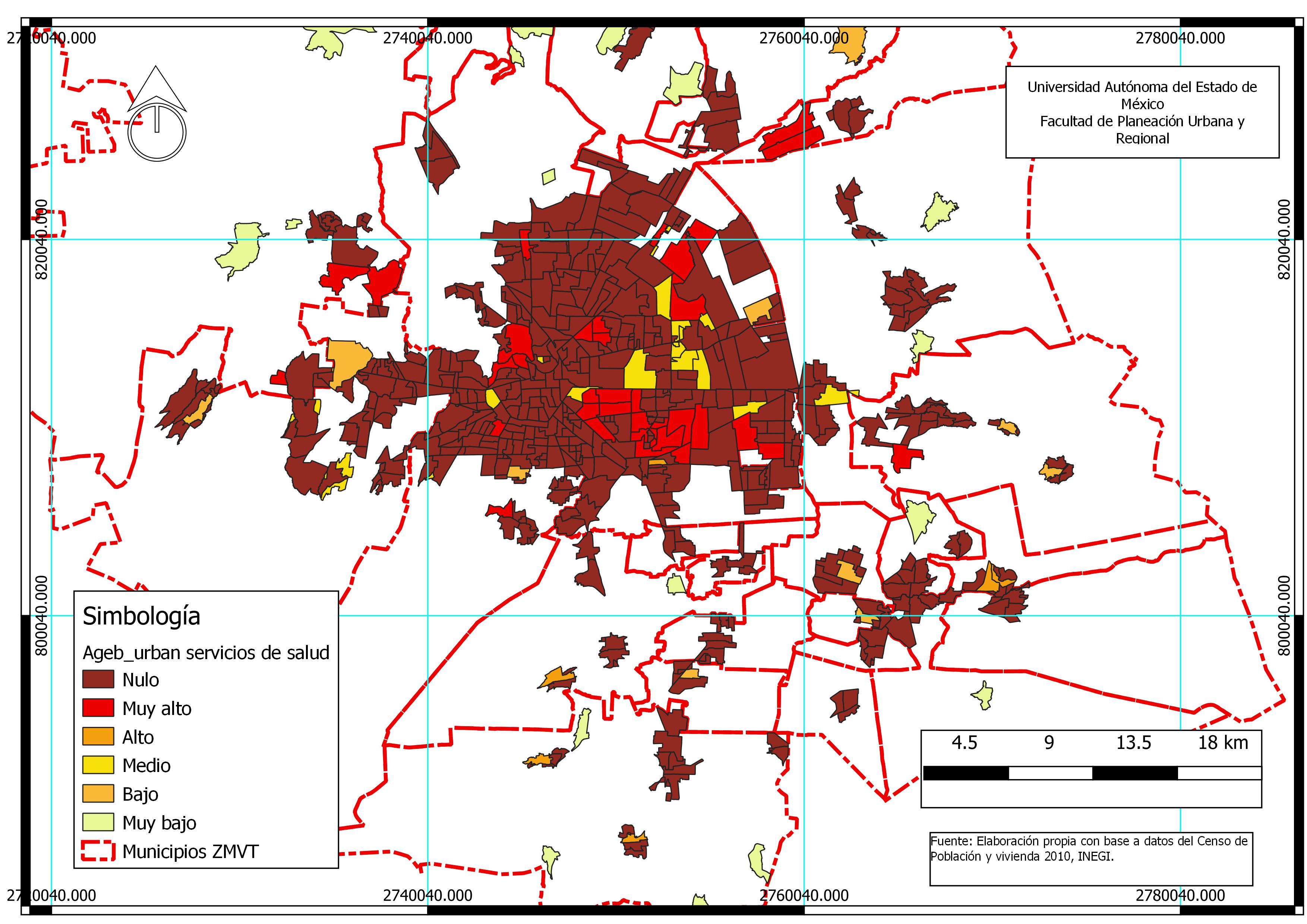 Mapa de salud por AGEB, 2010