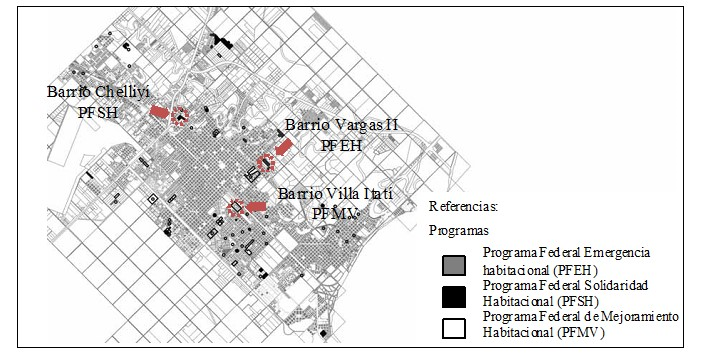 Localizaci&oacute;n de los casos de estudio en el
AMGR