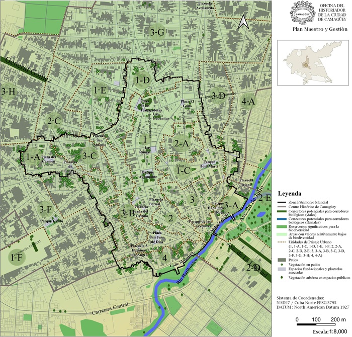 &Aacute;reas con vegetaci&oacute;n en la zona
Patrimonio Mundial