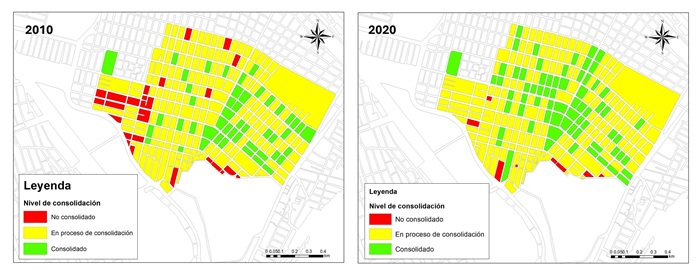 Consolidaci&oacute;n espacial a nivel
de calle: caso Benito Ju&aacute;rez