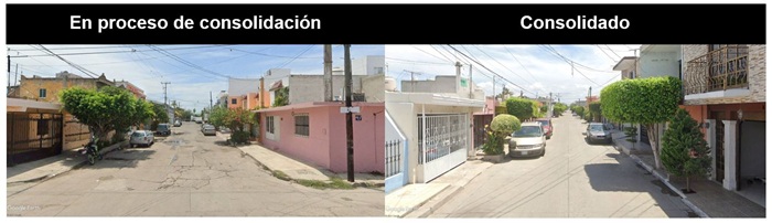 Consolidaci&oacute;n espacial a nivel
de calle: Benito Ju&aacute;rez