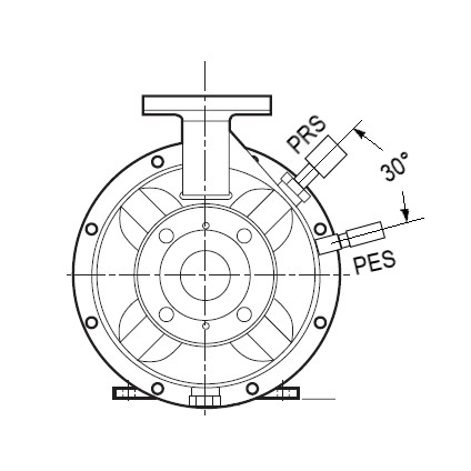 Polar location of PRS and PES