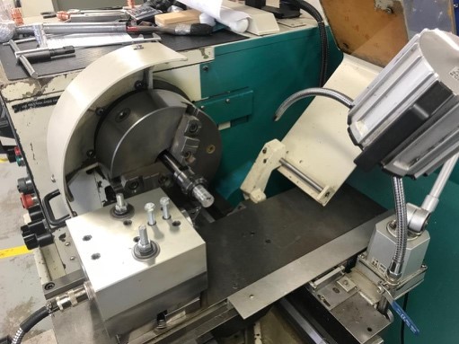 Conventional lathe machine (turning process)