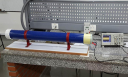 Acoustic absorption test