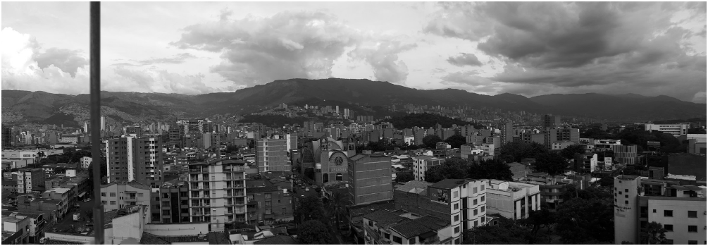 
Panorámica
de Medellín incorporada a la investigación por un docente
