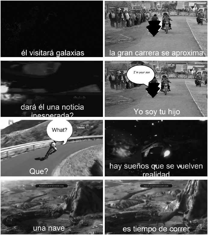 
Ejemplo de un videoclip
(tráiler) de estudiantes de grado noveno

