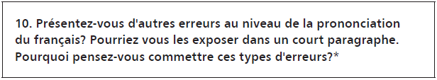 Figure
3 

Question
10 relative à la phonétique française
