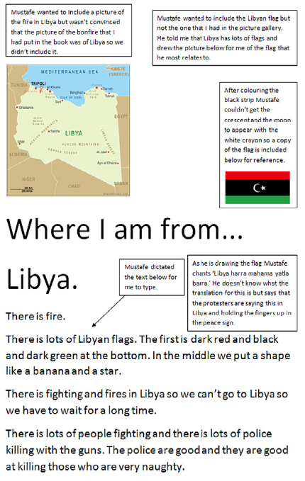 
Extract from Mustafe’s “Where I am from… Libya” book
3


