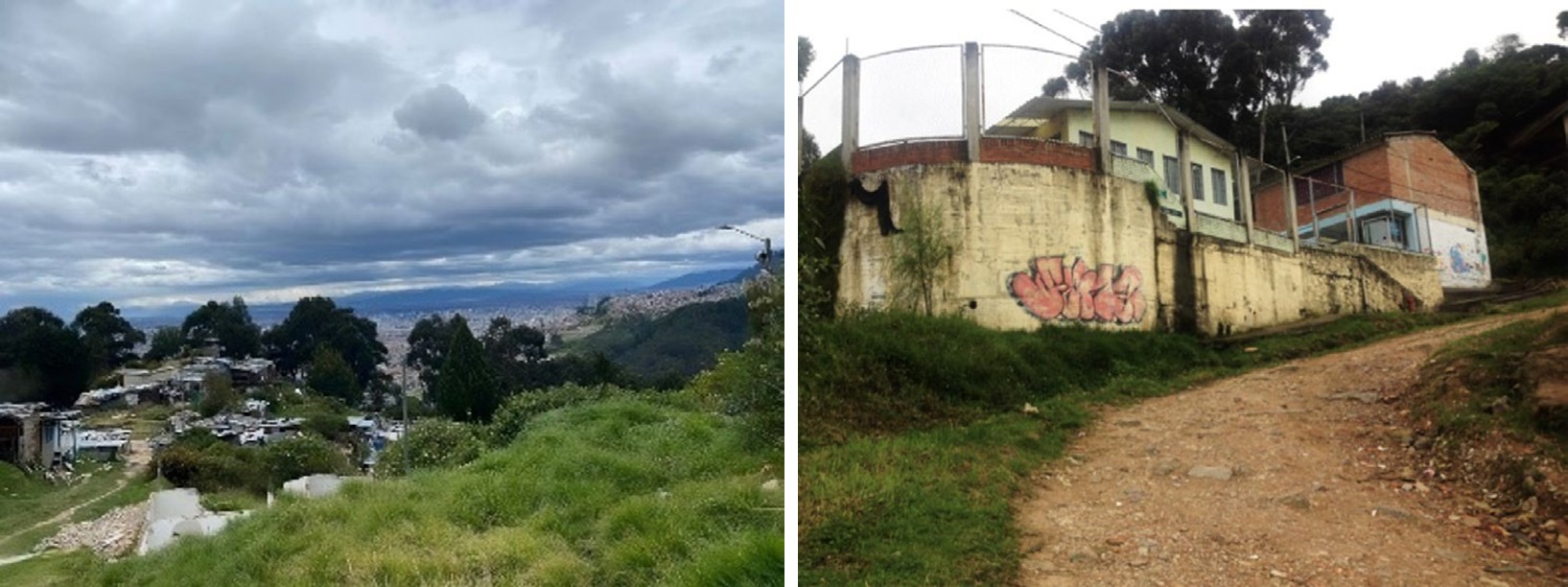 
Barrio El Tri&aacute;ngulo y escuela Corinto
