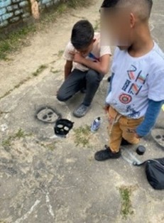 
Grafiti con la t&eacute;cnica de est&eacute;ncil
