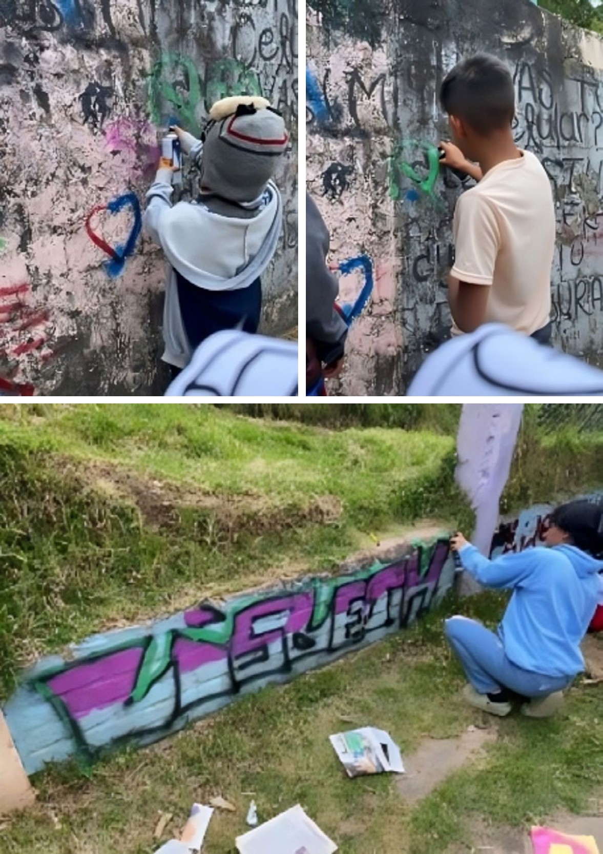 Firmas o tags de los ni&ntilde;os