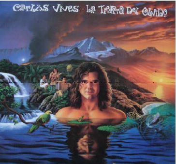 Carátula de La tierra del olvido de Carlos Vives (1995).