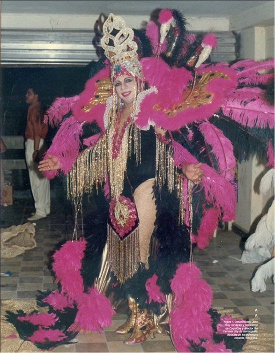 Desconocido, Jairo Polo, fundador y presidente de CorpoGay y director del Carnaval Gay de Barranquilla, décadas de los ochenta y noventa, fotografía.