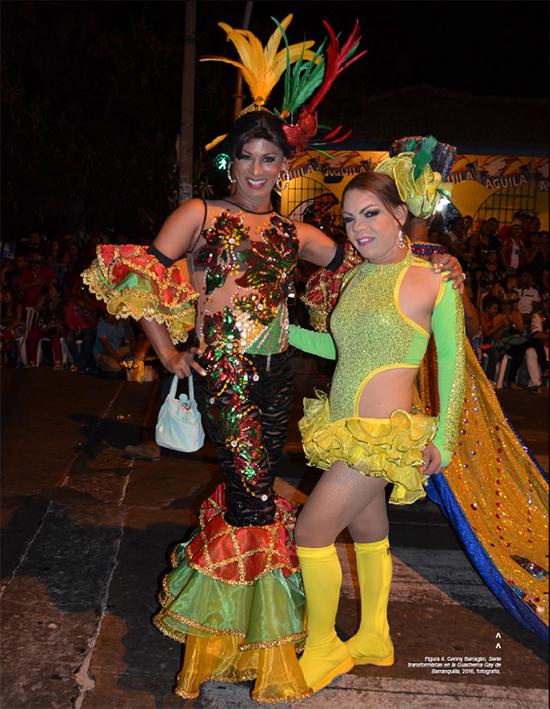 Genny Barragán, Serie transformistas en la Guacherna Gay de Barranquilla, 2016, fotografía.