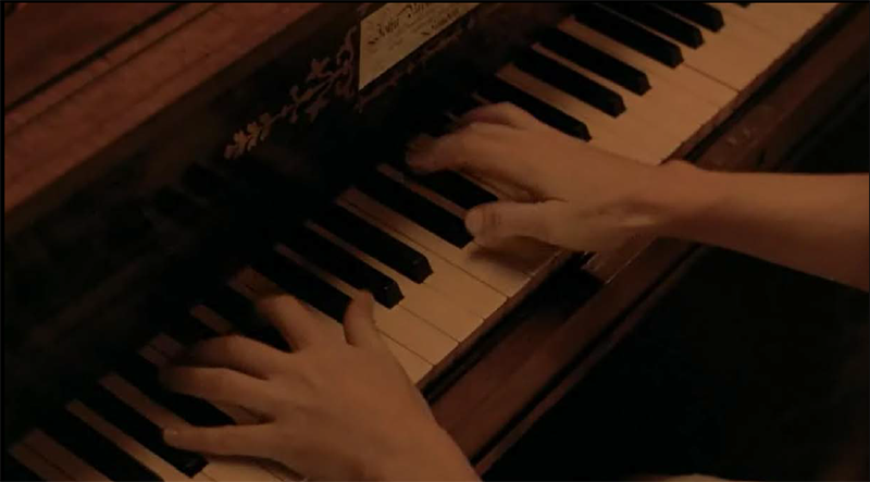Frame do filme The Piano (1993)