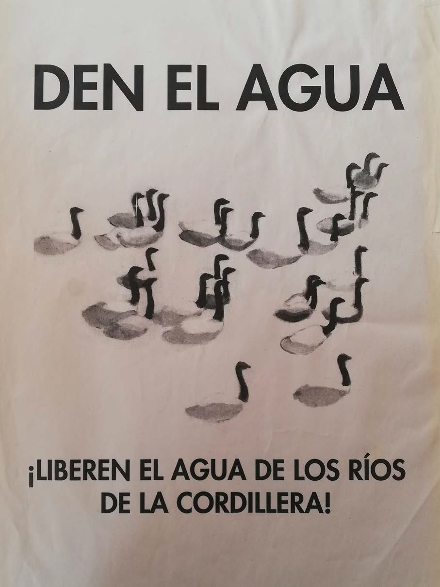 Equipo Jardín de la Resistencia 2020. Afiche: Jacinta Reyes P., artista visual.