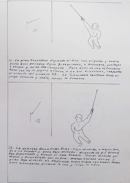  Otro arte rayado de esgrima (1858). Reproducción del Manual de Jesús Cárdenas Rodríguez Caucaseco, 21 de agosto de 1875, propiedad del maestro Miguel Lourido