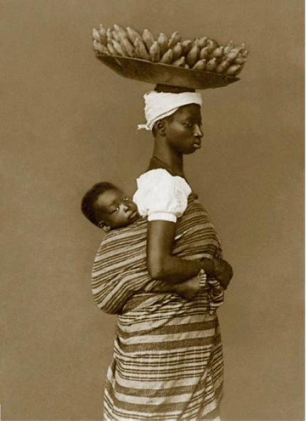 Negra con su hijo, Marc Ferrez, Salvador, Bahía, 1884