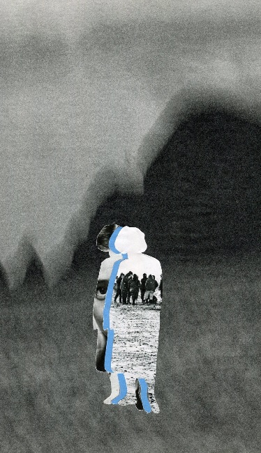  Collage inspirado en la obra, collage análogo, Matías Lase