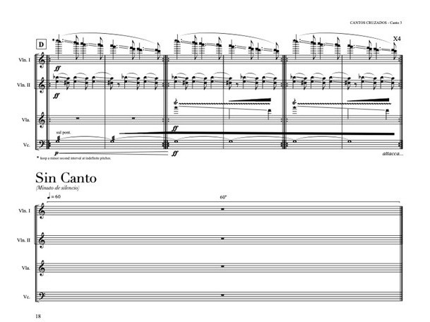
Cantos cruzados de Rodolfo Alejandro BadelCastro. Canto 4. Transcripci&oacute;ny reelaboraci&oacute;n de lamentos,cantos y clamores