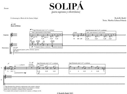 Solip&aacute; de RodolfoAlejandro Badel Castro.Traducci&oacute;n de gritos de monte,de la tradici&oacute;n oral a la escrita