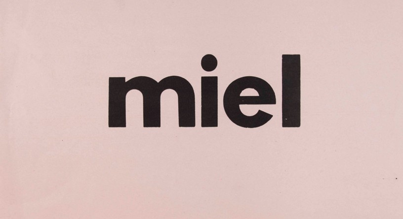 Alfonso Bernal, Miel, 1980, impresi&oacute;n tipogr&aacute;fica,

34,5 &times; 49,5 Colecci&oacute;n MAMBO.