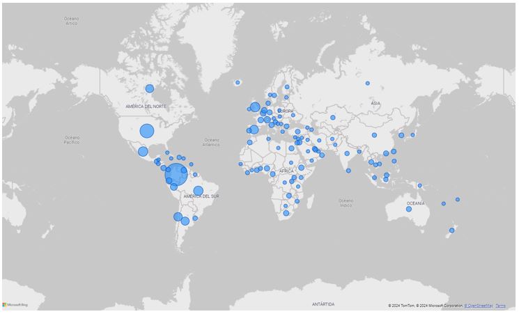 Países de mayor producción