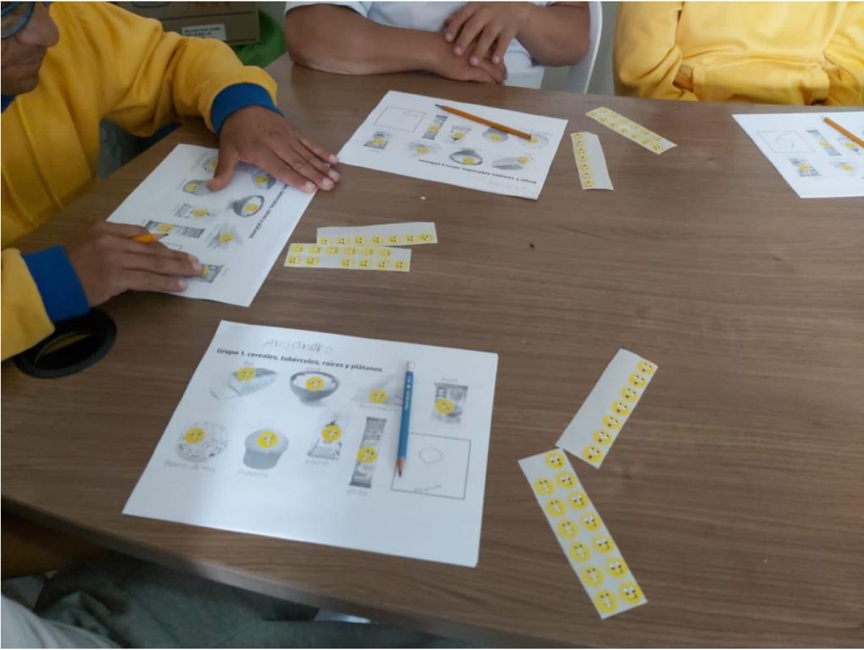 Estrategia l&uacute;dica para identificar
preferencias alimentarias en poblaci&oacute;n adulta con discapacidad, Bogot&aacute;, 2023