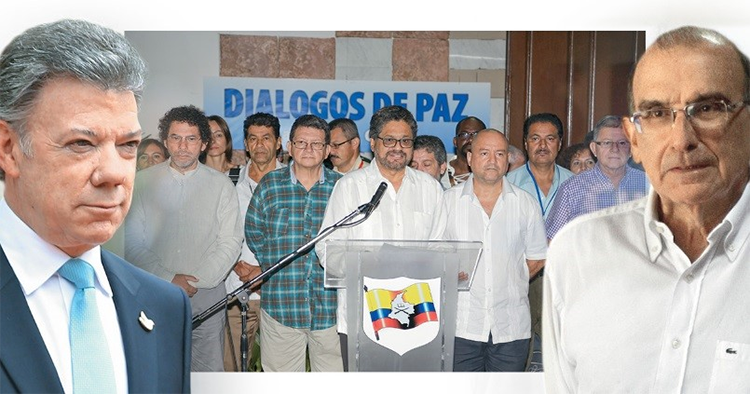 Rueda de prensa equipo negociador de las FARC-EP