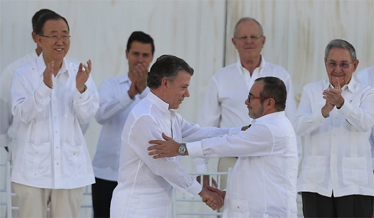 Firma del acuerdo final, Cartagena