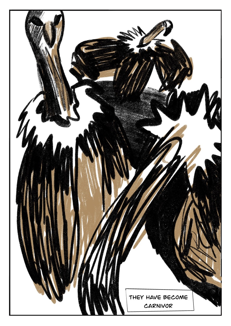 Se han vuelto carnívoros