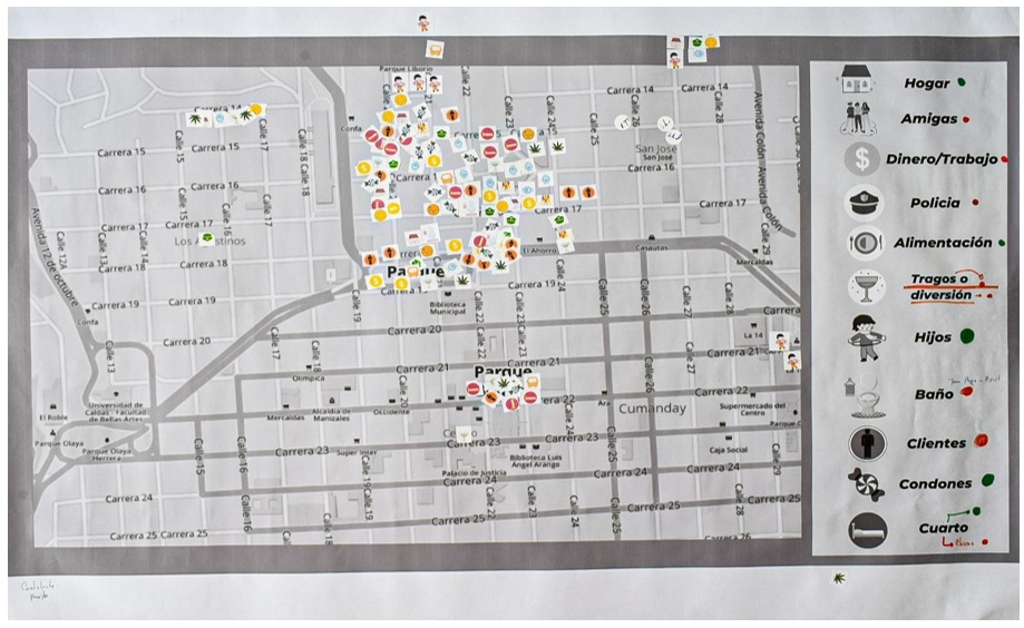 Community Mapping
Developed by Sex Workers